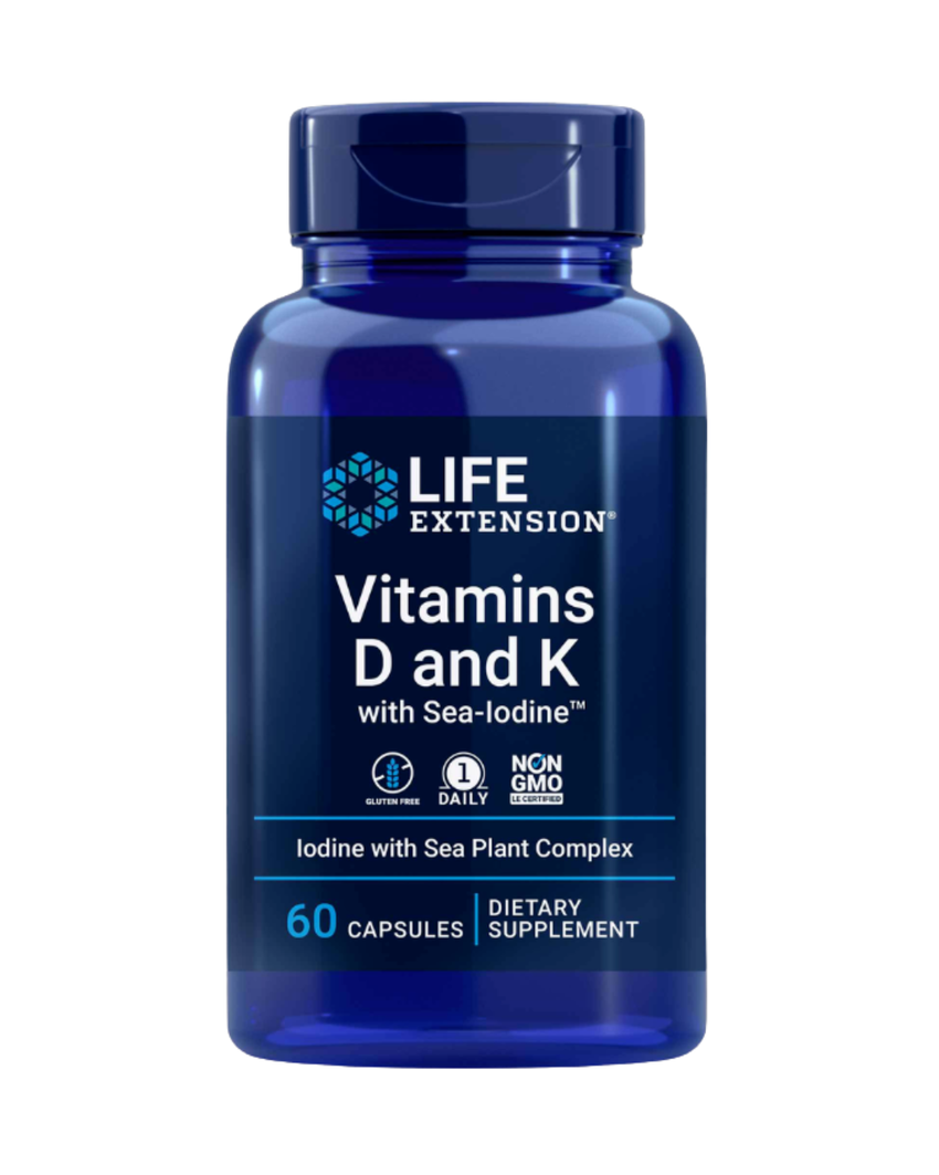 Vitamin D3 K2 Iodine Bone & Thyroid Support