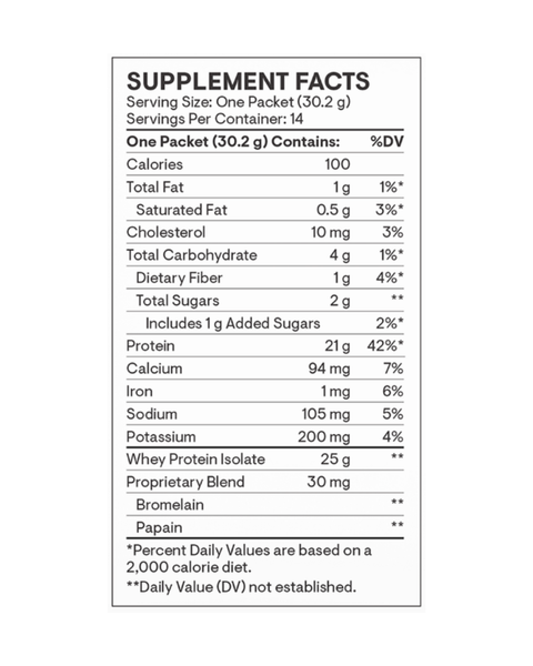 Whey Protein Isolate – 21g High-Quality Protein per Serving for Muscle Support & Recovery