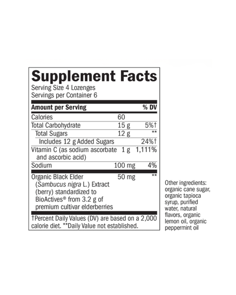 Sambucus Elderberry Vitamin C Lozenges