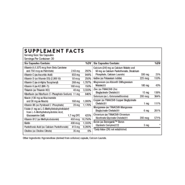 Women’s Multi 50+ – Comprehensive Daily Multivitamin
