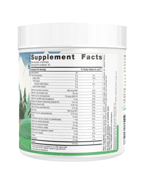 Zero Sugar Kids Multivitamin Gummies – Daily Nutrients for Growing Kids (Ages 4+)
