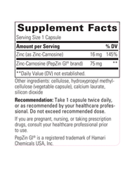 GastroShield Zinc-Carnosine with PepZinGI® | Gut Support