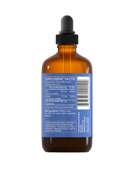 Liquid Zinc Mineral Immune Support Drops