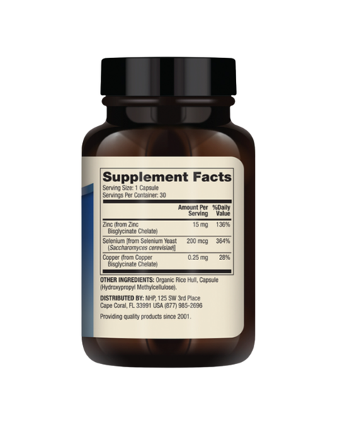 Zinc Plus Selenium Immune Support Formula