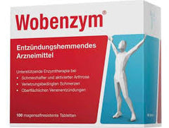 Garden of Life, Wobenzym N, Joint Health, 100 Enteric-Coated Tablets