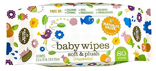 Natural Value Baby Wipe Refill (12x80 CT)