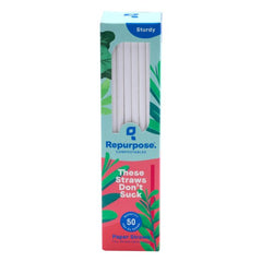 RPURP PAPER STRAWS ( 20 X 50 CT   )