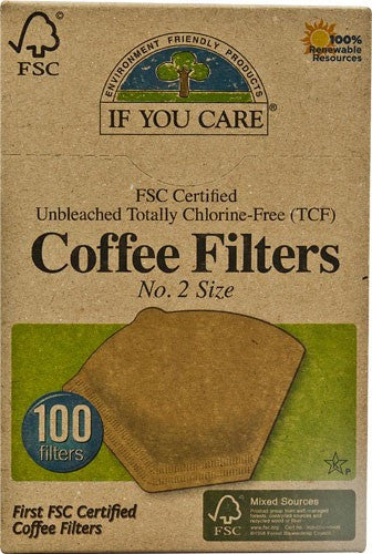 If You Care #2 Cone Brown Coffee Filter (1x100 CT)