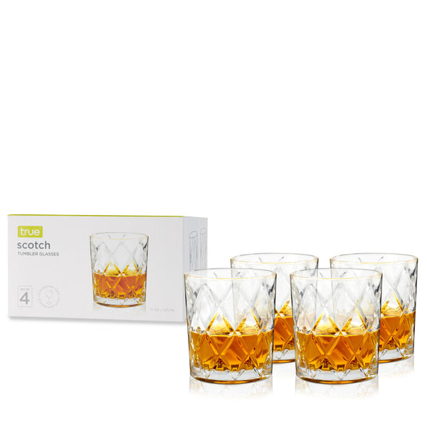 TRUE SCOTCH GLASSES      ( 4 X 4 CT   )