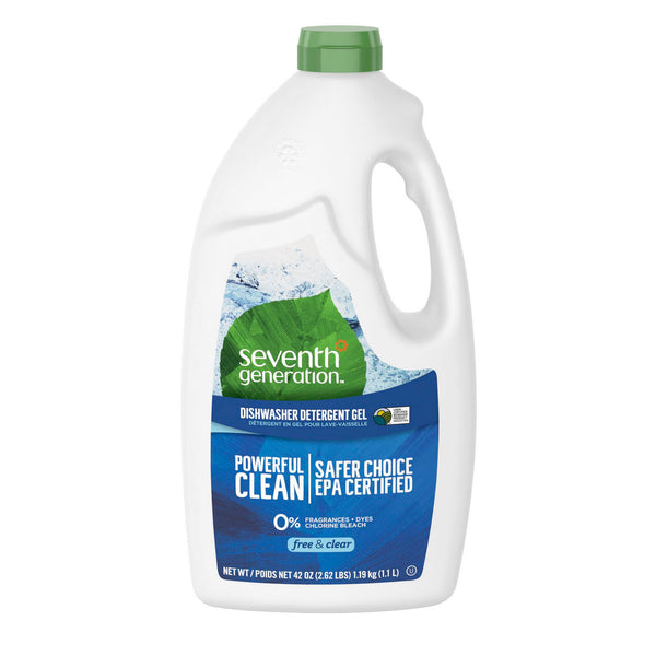 Seventh Generation Free & Clear Automatic Dishwasher Gel (6x42 Oz)