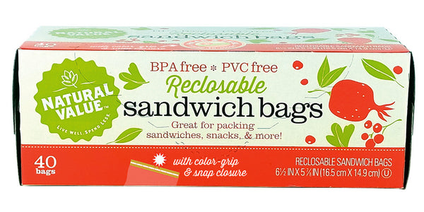 NV SANDWICH BAGS ( 12 X 40 CT   )