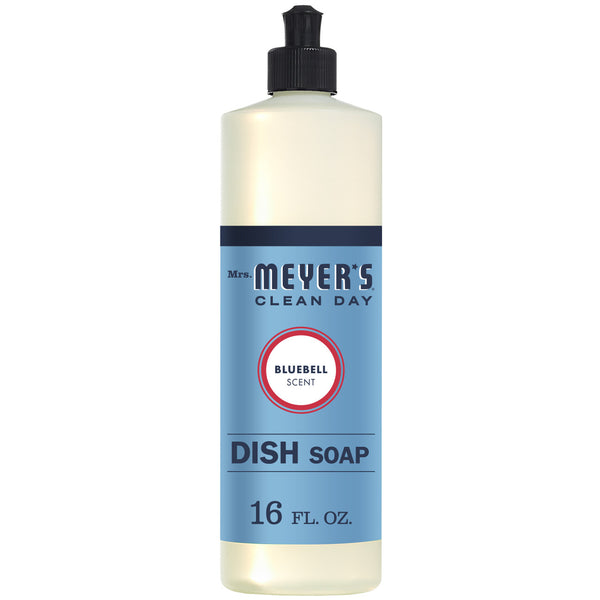 Mrs. Meyers Bluebell Liquid Dishwashing Soap (6x16 Oz)