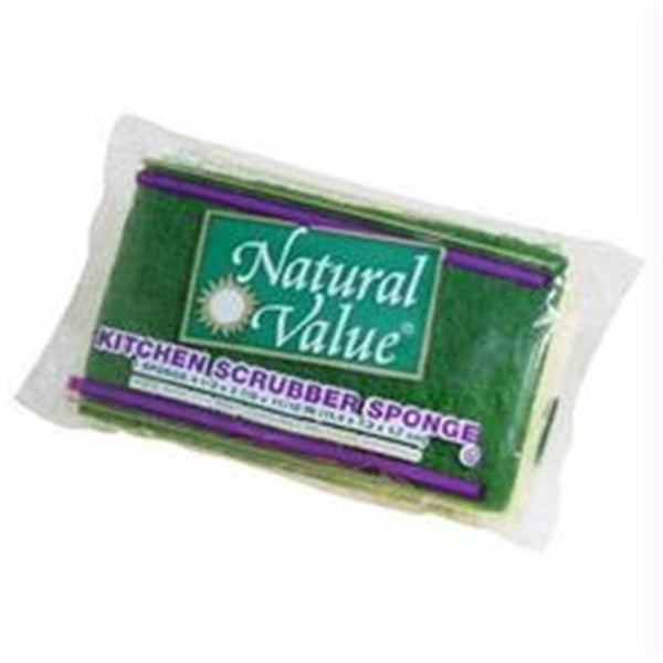 Natural Value Kitchen Scrubber Sponge (24x1CNT )