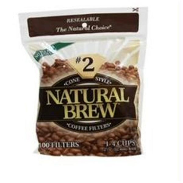 Natural Brew Cone Coffee Filters, #2 (12x40CNT )