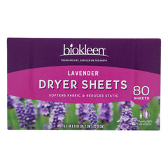 BK DRYER SHEETS LAVENDER ( 6 X 80 CT   )