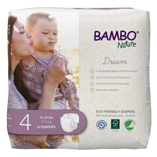 BMBNAT DIAPERS SIZE 4 ( 6 X 27 OZ   )