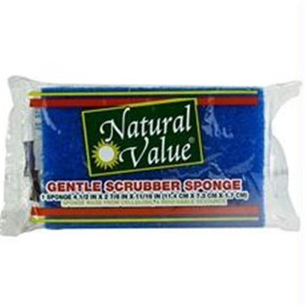 Natural Value Gentle Scrubber Sponge (24x1CNT )