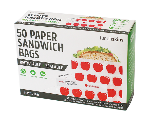 LSKIN SNDWCH BAG,PPR,RED ( 12 X 50 CT   )