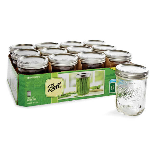 Ball Widemth Glass Jars (1x12 CT)