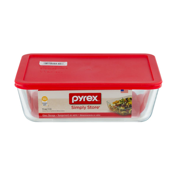 PYREX 11CUP RECT STRG PL (2x1.00)