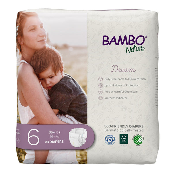 BMBNAT DIAPERS SIZE 6 ( 6 X 24 OZ   )