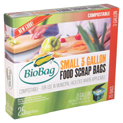 Bio Bag Compostable Small 3 Gallon Bags (12x48 Ct)