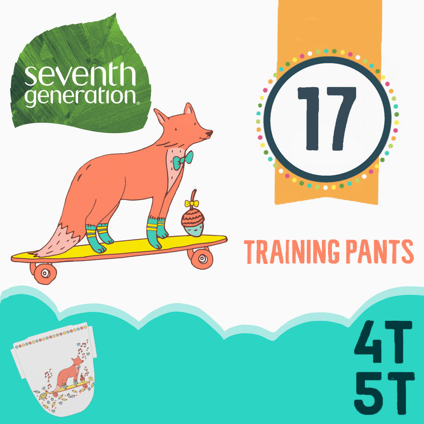 Seventh Generation Baby Free And Clear Training Pants 4T-5T 17 Training Pants (4x17 CT)