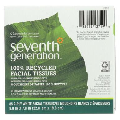Seventh Generation Facial Tissues 2-Ply Cube (36x85 CT)