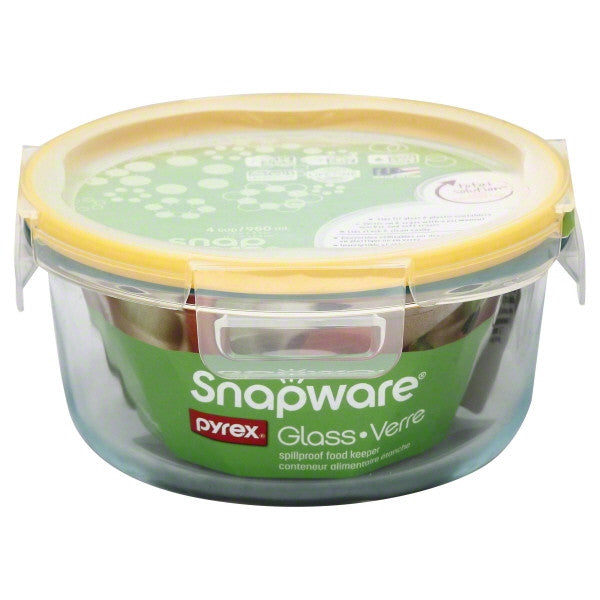 SNPWR GLASS 4CUP ROUND (4x1.00)