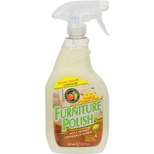 Earth Friendly Furniture Polish With Natural Olive Oil (6x22Oz)