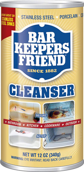 Bar Keepersn Friend Cleanser & Polish With Mild Abrasives (12x12Oz)