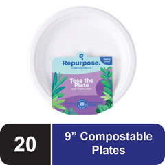 Repurpose Compostable Plates 9 In (12X20 Ct)